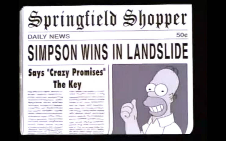 The Funniest Newspaper Headlines From The Simpsons