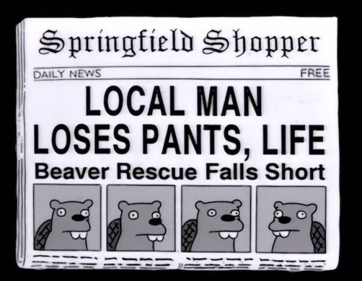 The Funniest Newspaper Headlines From The Simpsons