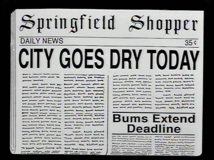 The Funniest Newspaper Headlines From The Simpsons