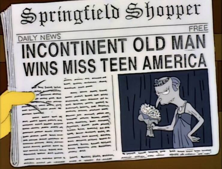 The Funniest Newspaper Headlines From The Simpsons