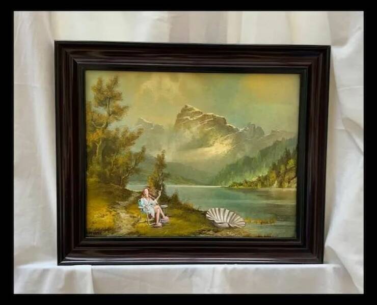 Turning Thrift Store Paintings Into Gems