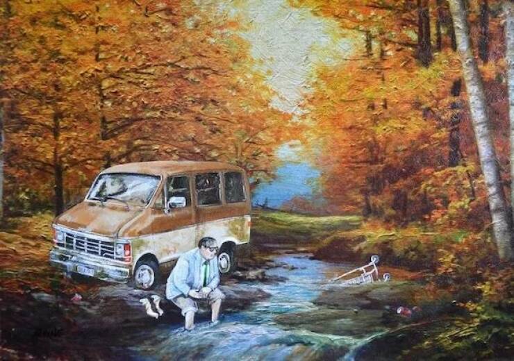 Turning Thrift Store Paintings Into Gems