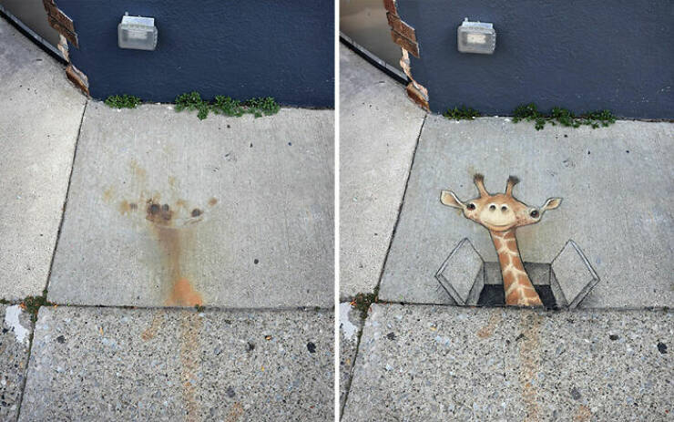 Creative Street Art: Doodled Creatures Popping Up Everywhere