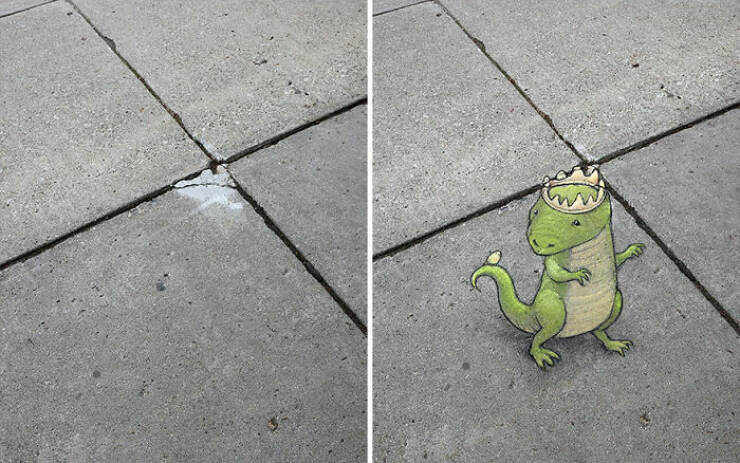 Creative Street Art: Doodled Creatures Popping Up Everywhere