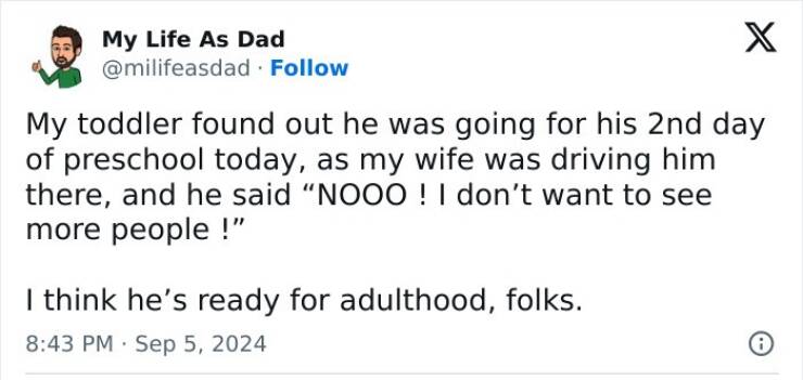 Septembers Funniest Parenting Tweets You Can’t Miss