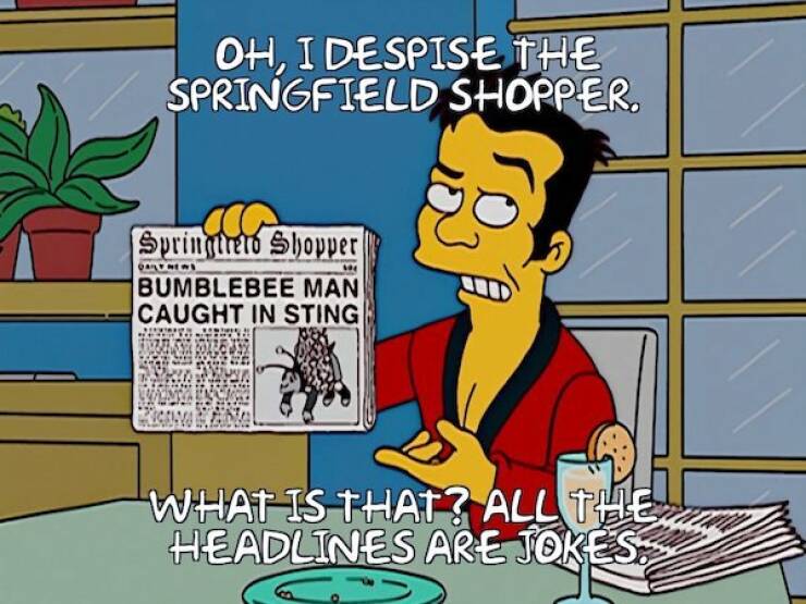 The Simpsons’ Funniest Newspaper Headlines You Probably Missed