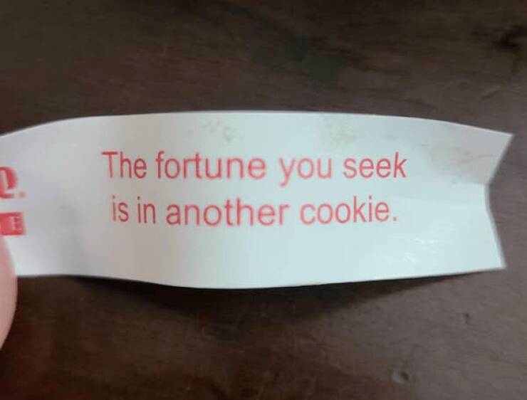 The Most Unfortunate Fortune Cookies Ever Cracked Open