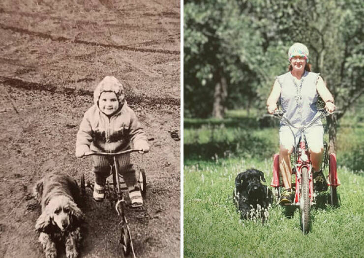 Heartwarming Photo Recreations That Capture The Years