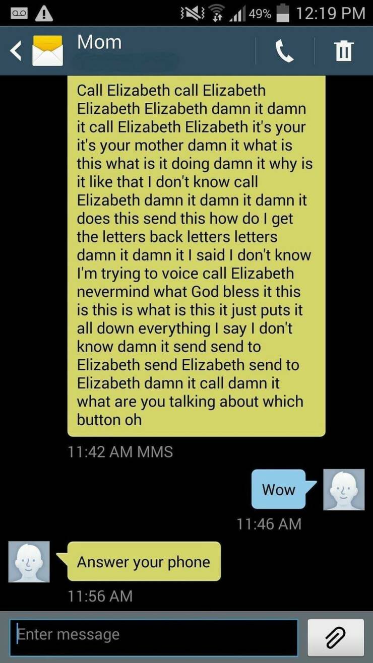 When Older Folks Sent Texts And Made Us Laugh Out Loud