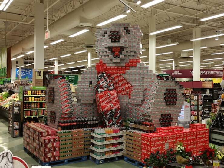 Soda Displays That Rival Fine Art Soda Displays That Rival Fine Art