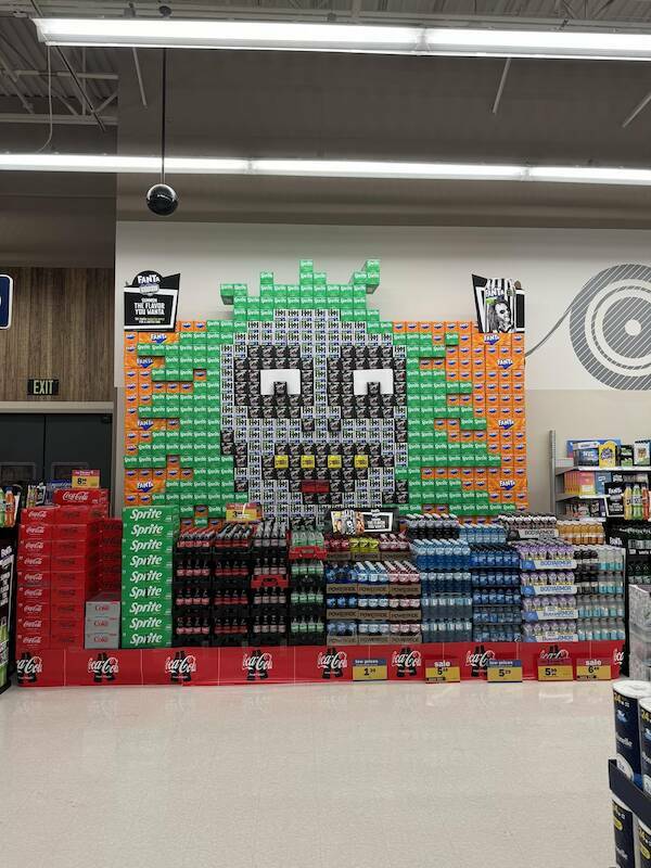 Soda Displays That Rival Fine Art Soda Displays That Rival Fine Art