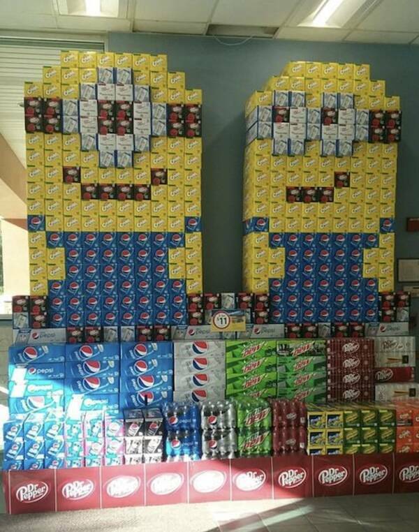 Soda Displays That Rival Fine Art