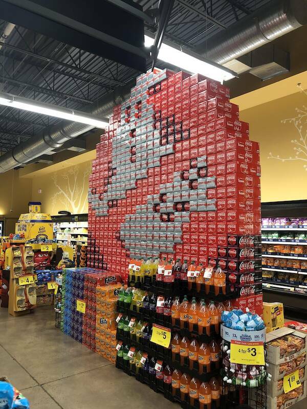 Soda Displays That Rival Fine Art