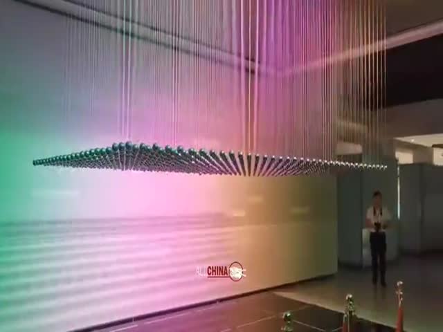 Kinetic Ball Sculpture On Display In China⁠⁠