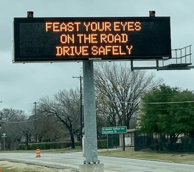 Texas Road Signs That Bring The Laughs