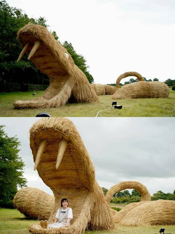 Stunning Straw Sculptures Of The Wara Art Festival Stunning Straw Sculptures Of The Wara Art Festival