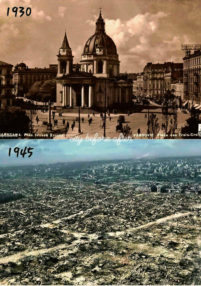 Stunning Comparisons Of Cities Through Time