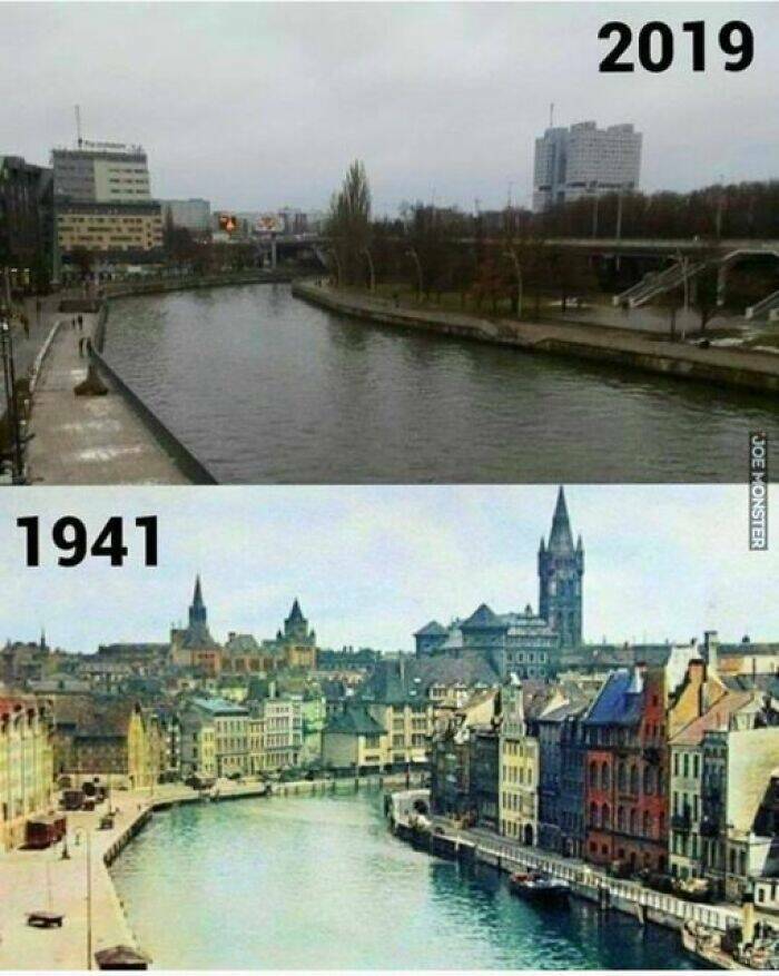 Stunning Comparisons Of Cities Through Time