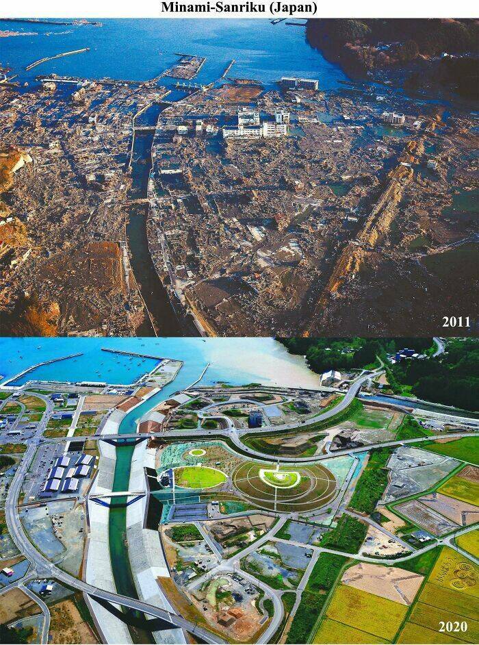 Stunning Comparisons Of Cities Through Time