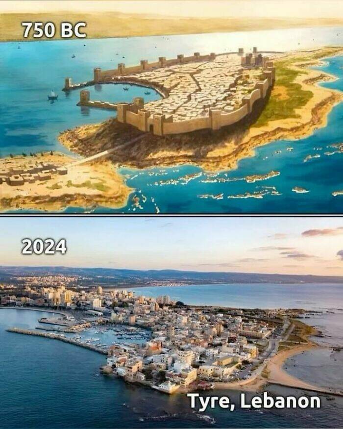 Stunning Comparisons Of Cities Through Time