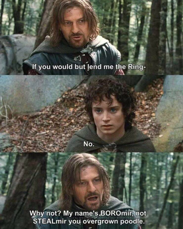 A Collection Of LOTR Memes