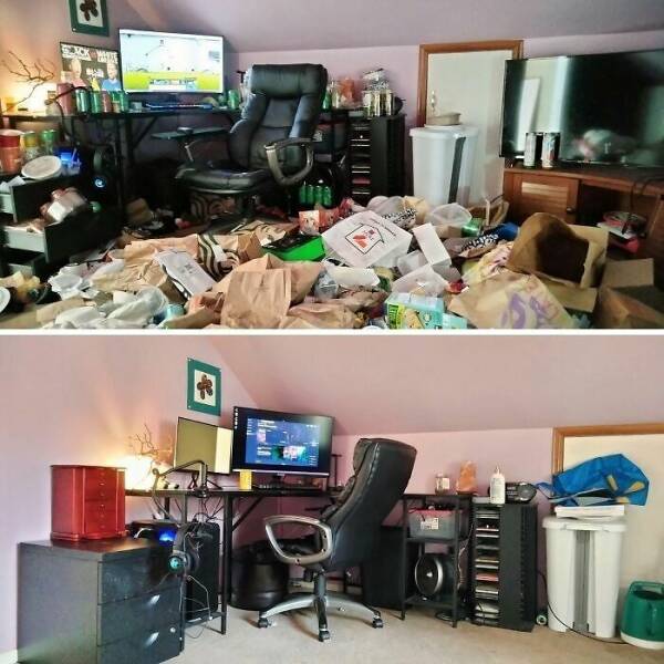 Before-and-After Photos Of Depression Room Transformations