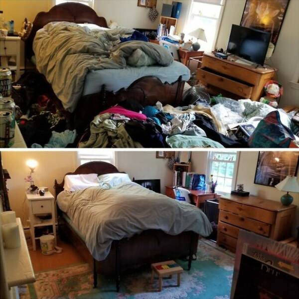 Before-and-After Photos Of Depression Room Transformations