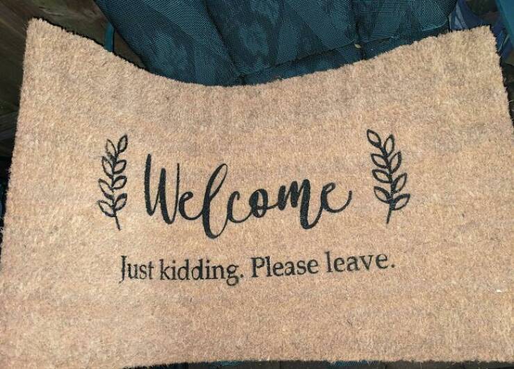 Hilarious Doormats That Make The Best First Impression