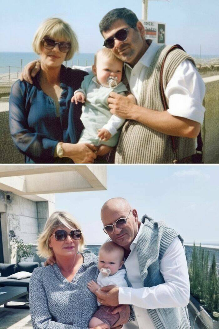 Wholesome Recreated Pics That Capture Nostalgia