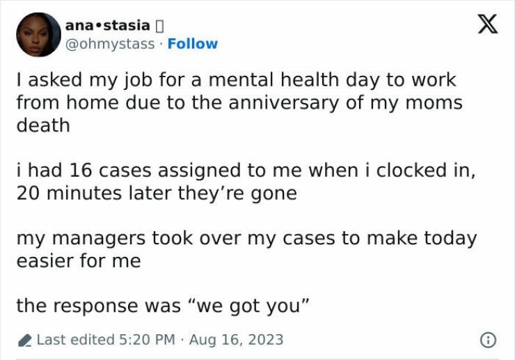 Wholesome Moments When Bosses Went Above And Beyond