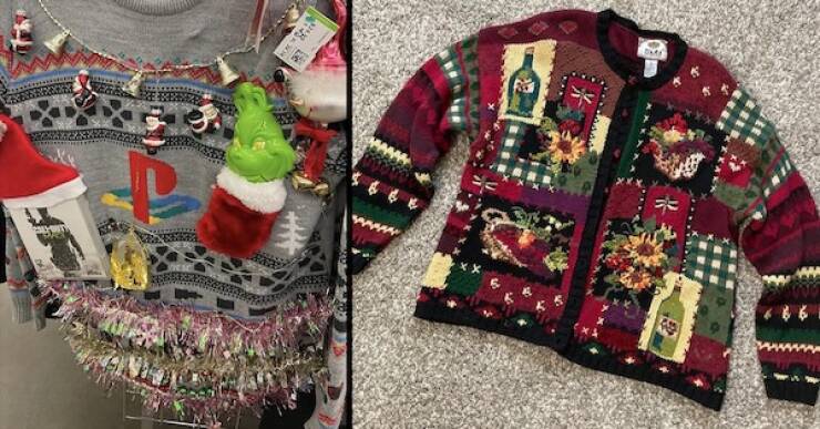 The Magic Of Secondhand Holiday Sweaters