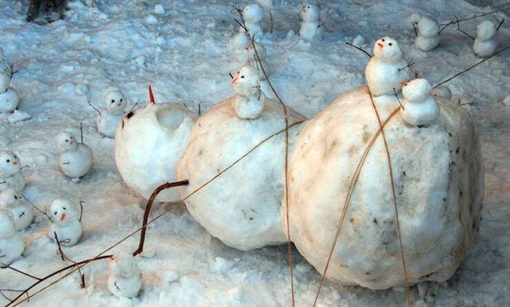 Snow Sculptures That Take Winter Art To New Heights