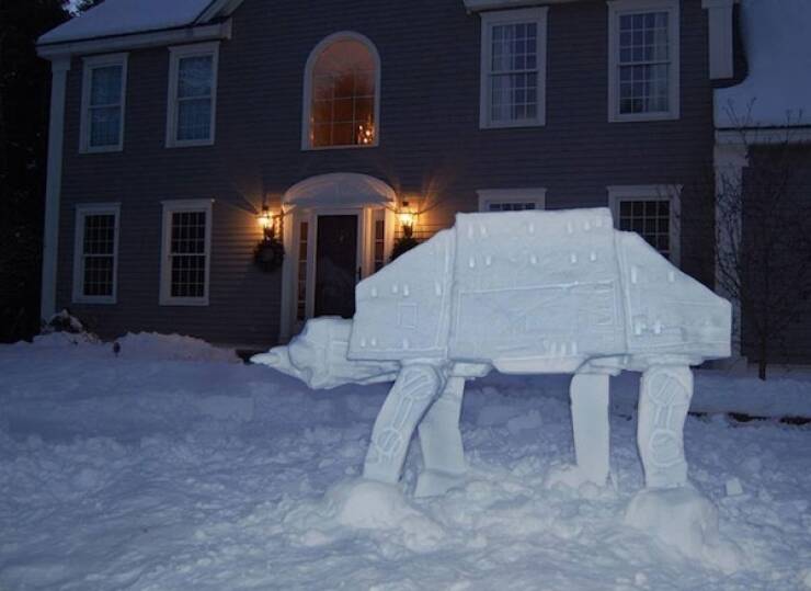 Snow Sculptures That Take Winter Art To New Heights