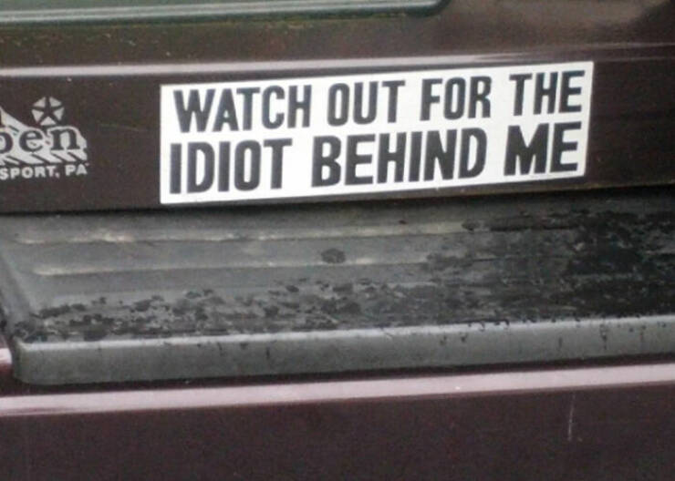 The Most Unhinged Bumper Stickers On The Road