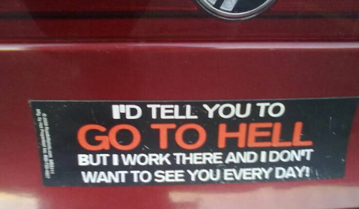 The Most Unhinged Bumper Stickers On The Road