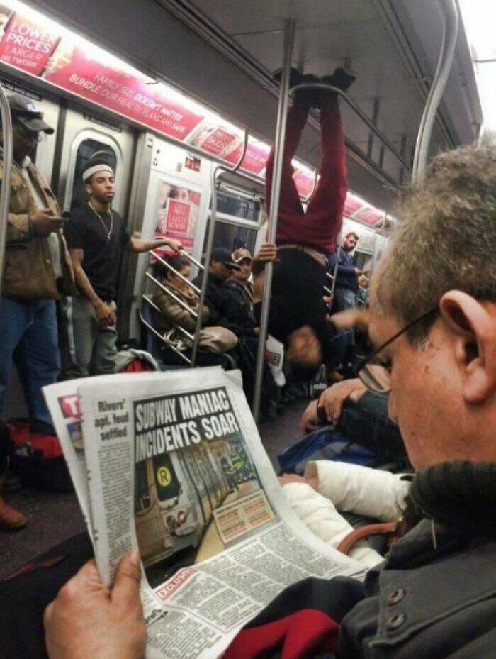 Weird And Funny Subway Passenger Pics