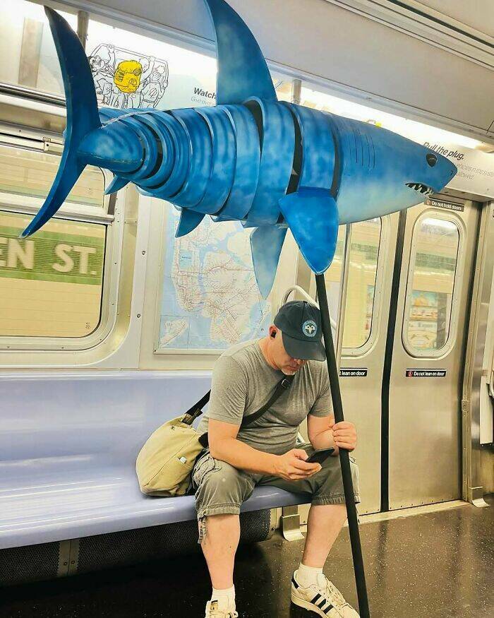 Weird And Funny Subway Passenger Pics