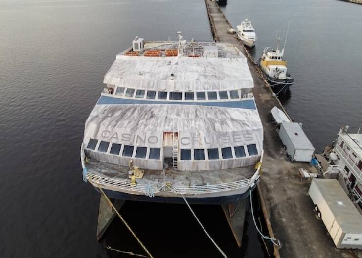 Haunting Images From A Deserted Cruise Ship