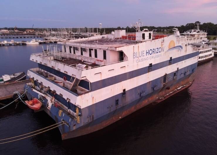 Haunting Images From A Deserted Cruise Ship