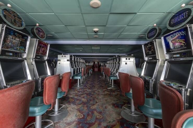 Haunting Images From A Deserted Cruise Ship