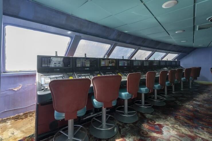 Haunting Images From A Deserted Cruise Ship