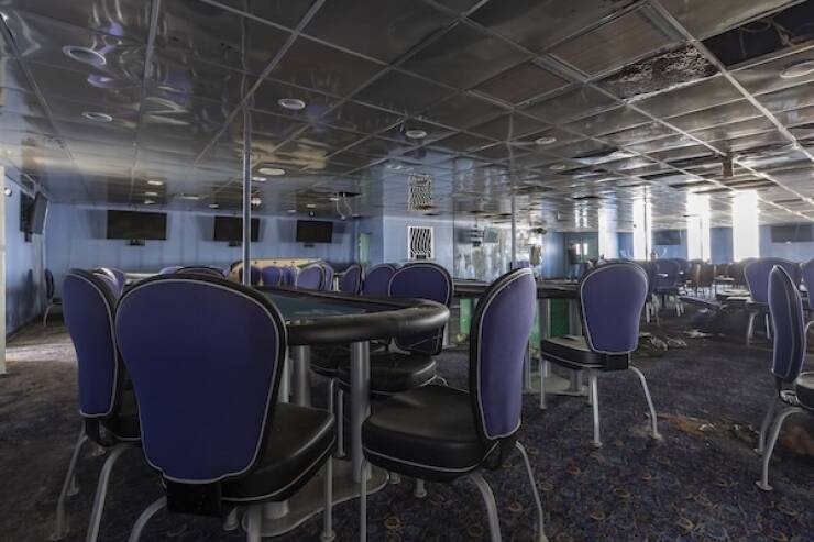 Haunting Images From A Deserted Cruise Ship