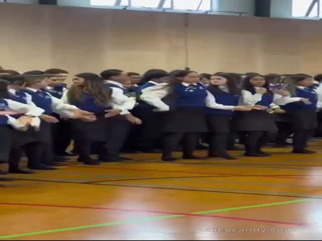 School Assembly In New Zealand