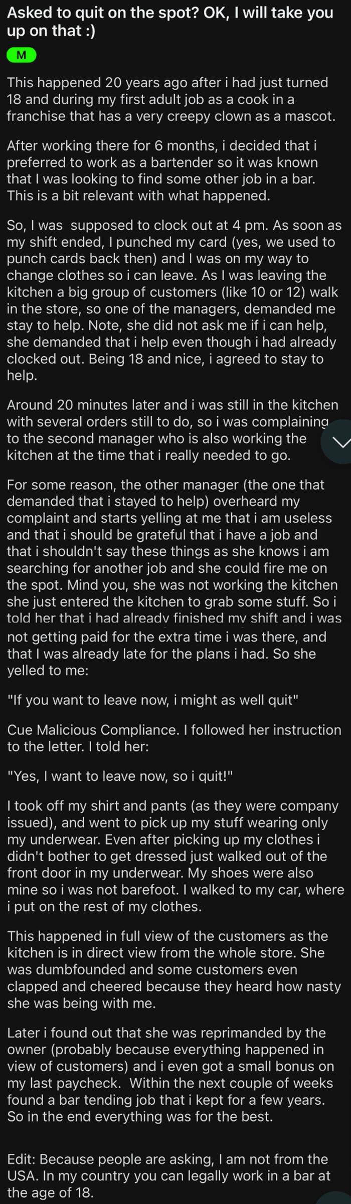 Epic Quit Stories That Left Toxic Bosses Speechless
