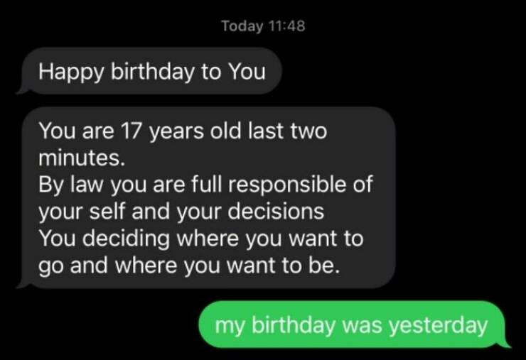 Texts People Wish They Never Got
