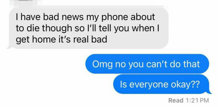 Texts People Wish They Never Got