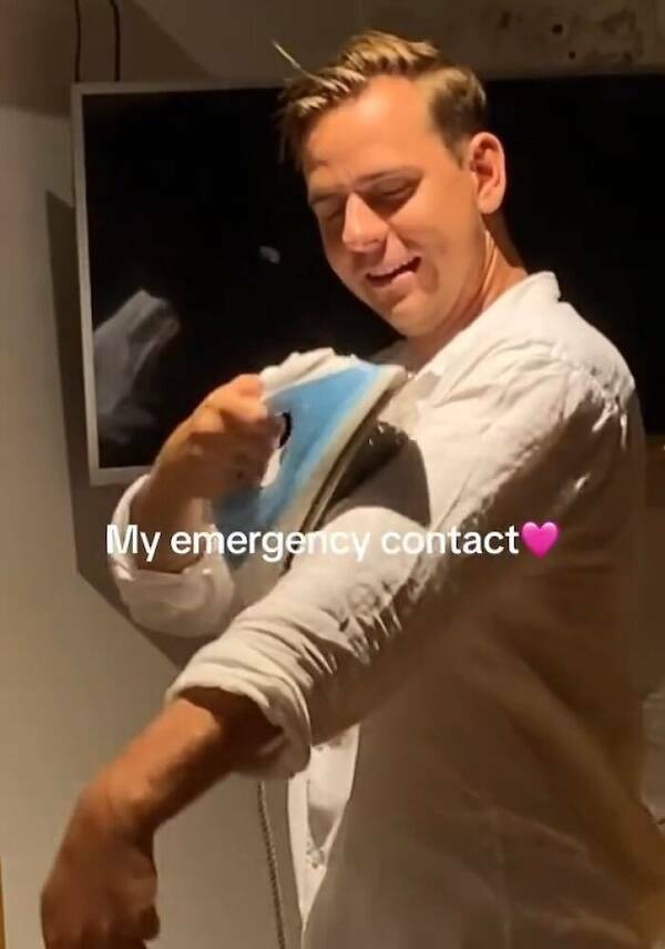 Realizing You Made a Huge Mistake With Your Emergency Contact