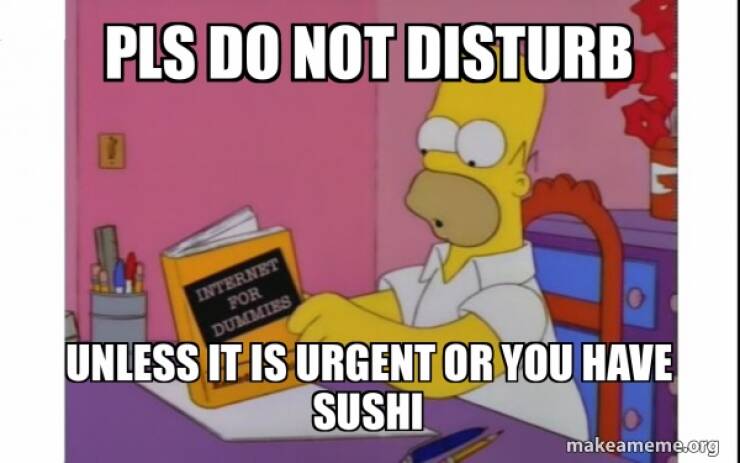 When Do Not Disturb Is A Whole Mood