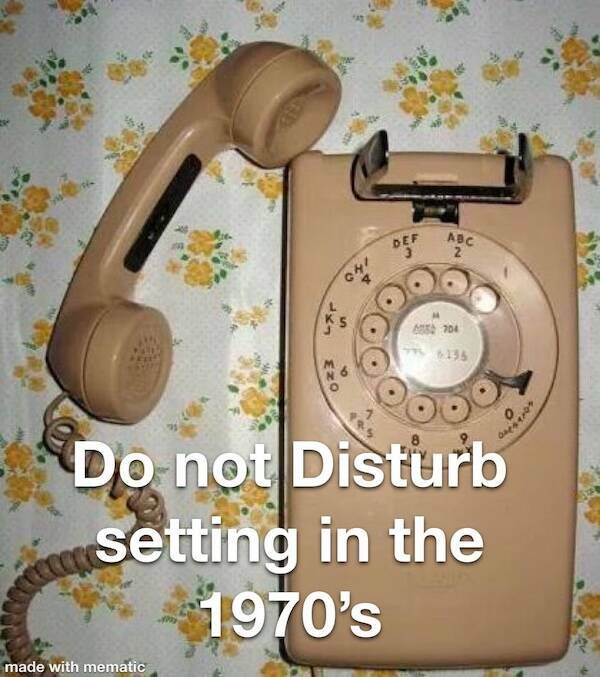 When Do Not Disturb Is A Whole Mood