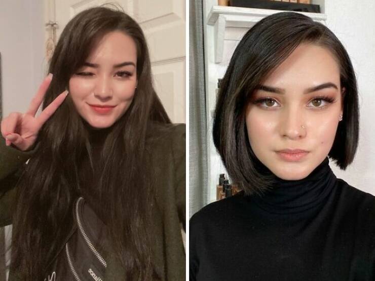 Hair Makeovers That Totally Changed Faces Hair Makeovers That Totally Changed Faces